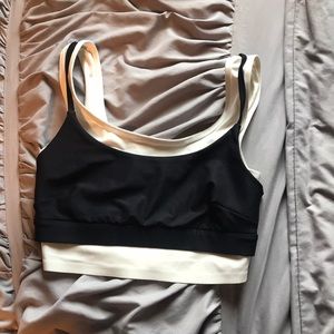Joy Lab Sports Bra Black White